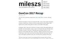 Desktop Screenshot of mileszs.com