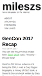 Mobile Screenshot of mileszs.com